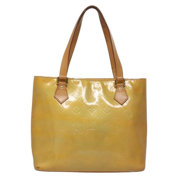LOUIS VUITTON Monogram Vernis Houston Hand Bag Gris M91053 - Picture 2 of 13